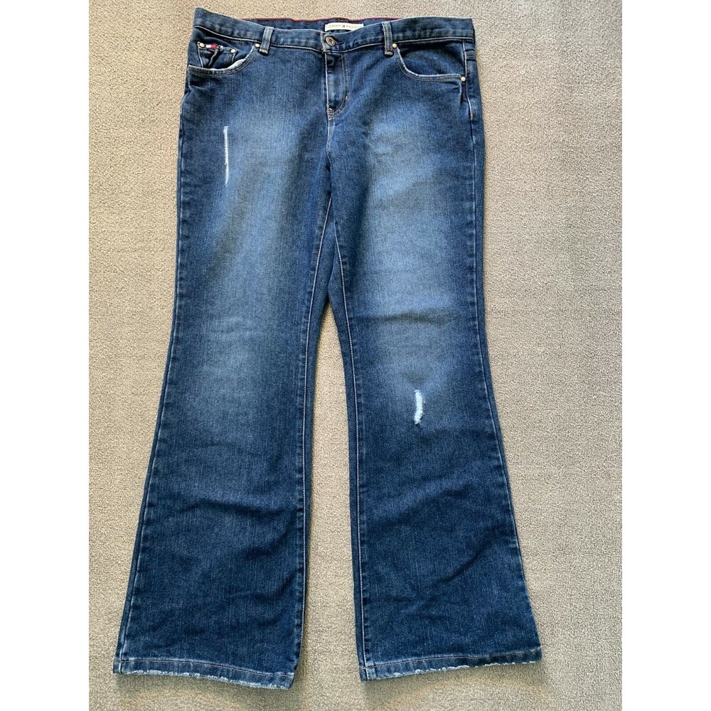 Tommy Hilfiger Womens XL 38" Waist Blue Jeans Denim Pants